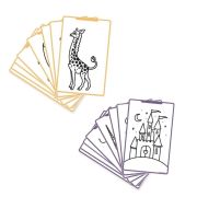 Set de 60 Láminas para Tableta de Dibujo Cuentos & Animales