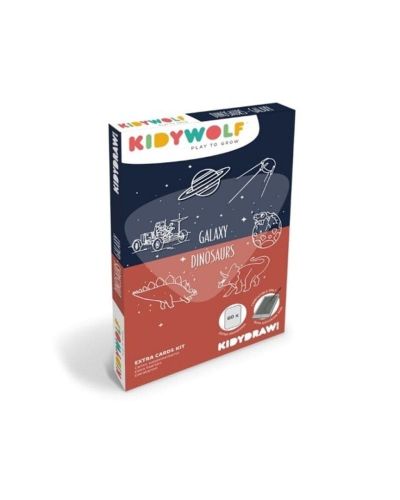 Set de 60 Láminas para Tableta de Dibujo Galaxias & Dinosaurios