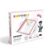 Tableta pizarra luminosa rosa