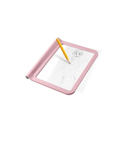 Tableta pizarra luminosa rosa