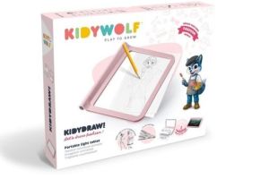 Tableta pizarra luminosa rosa