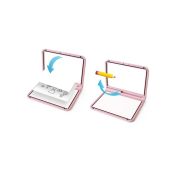 Tableta pizarra luminosa rosa