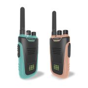 Walkie-Talkies natural y cian