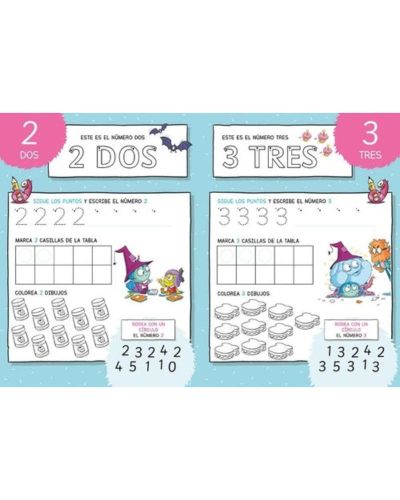 Escuela de Monstruos Aprende los números