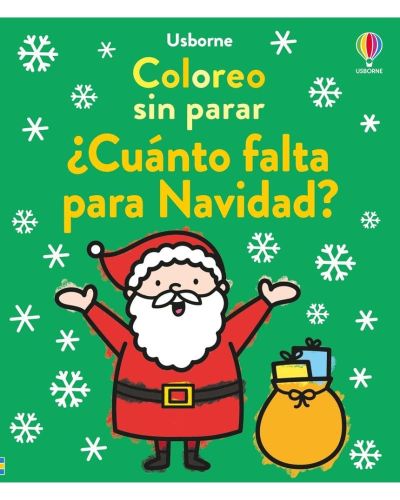 ¿Cuánto falta para navidad? Libro de colorear