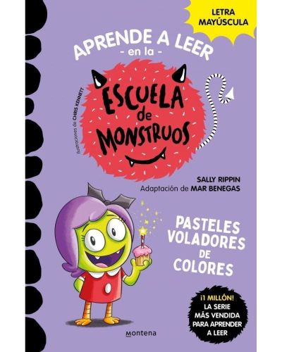 Escuela de Monstruos 5 Pasteles voladores de colores