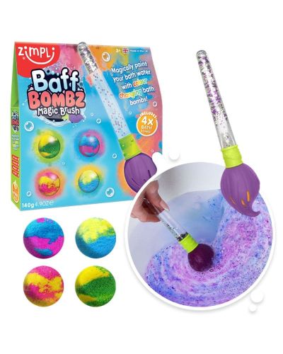 Bomba de baño pincel mágico