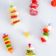 Set de 7 brochetas multicolor