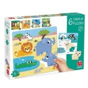 Set de 6 puzzles Hábitat