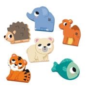 Set de 6 puzzles Hábitat