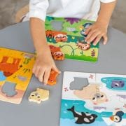 Set de 6 puzzles Hábitat