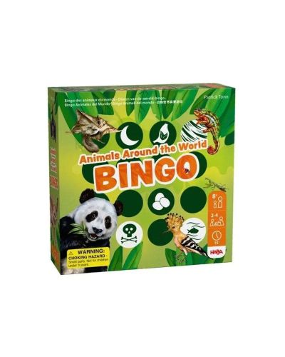 Bingo animales del mundo educativo y memoria