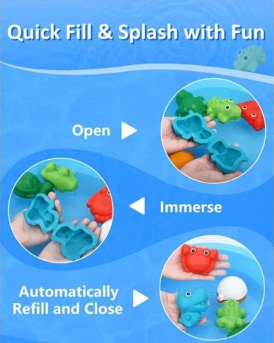 Globos de agua reutilizables animales