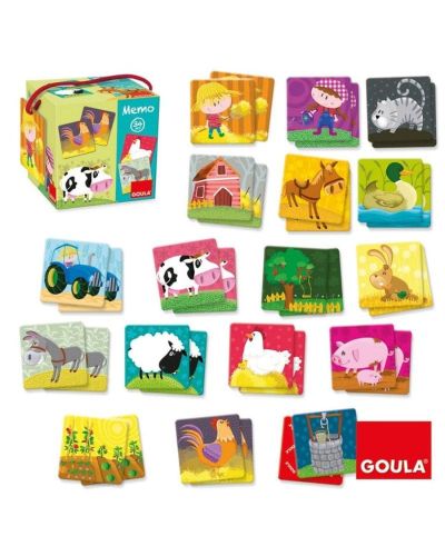 Juego de mesa memo granja