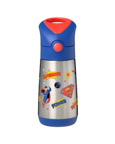 Botella térmica con pajita 350ml Superman